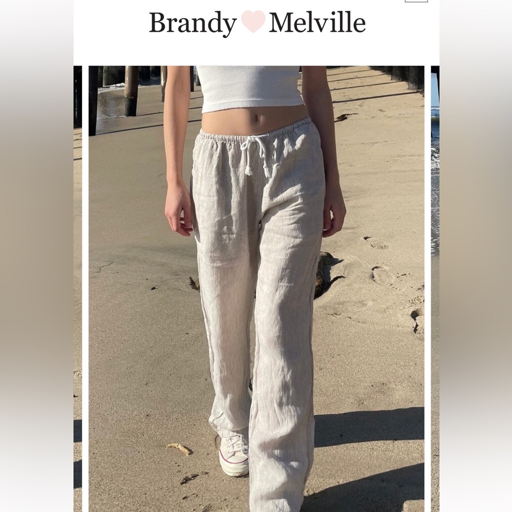 Brandy Melville Anastasia Linen Pants